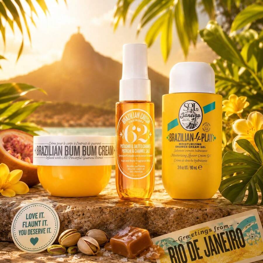 Sol de Janeiro Brazilian Bum Bum Jet Set-kit voyage - Fruktig & Citrus - Visa 1
