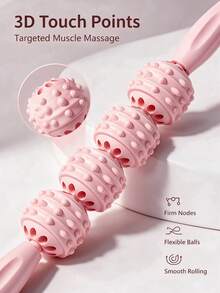 Roller Massager, Calf Muscle Relaxer And Leg Shaping Device, Ring Leg Massager/Slimming Clip, Yoga Wheel, Leg Massager - A - View 4
