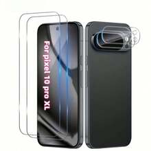 2+2件組 相容 Pixel 11 Pro XL/Pixel 11 Pro/Pixel 10 Pro Fold/10 Pro/10 Pro XL/10A/10/Pixel 9 Pro/Pixel 9 系列手機螢幕保護貼,指紋解鎖鋼化玻璃螢幕保護貼,透明高畫質、防指紋、防刮、無氣泡易安裝 - 無色 - 查看 15