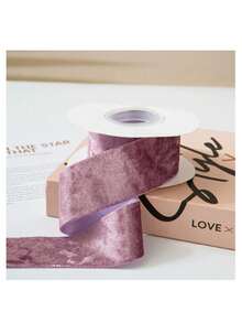 4.5m Velvet Ribbon, Suitable For Clothing, Hair Accessories, Bows, Holiday Gift Wrapping And More, Perfect For Christmas, Halloween, New Year And Other Holiday Decorations - Multicolor - View 9