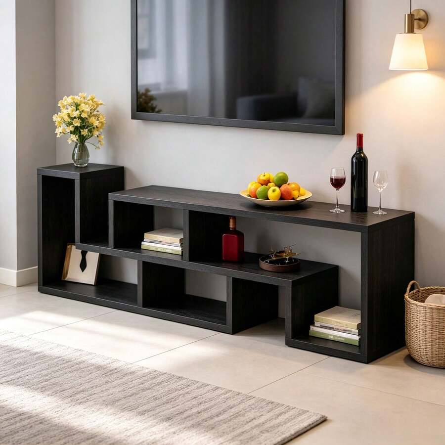 Television Stands & Entertainment Centers - Black - View 1