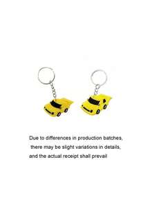 1/2/5/10pcs Racing Theme Keychains, Racing Theme Party Favors, Silicone Material, Reusable, Suitable For Birthday Party, Racing Theme Party Decoration, Party Gift Bag Fillers, "Ready Set Go" Party, "Start Your Engines" Plastic Keychains, DIY Keychains - Multicolor - View 10