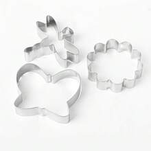 3pcs Bee Rose Sunflower / Butterfly Tulip Sunflower / Dragonfly Butterfly Flower Stainless Steel Cookie Cutter Set, Flower & Insect Theme Cookie Mold, Suitable For Fondant, Cookies, Icing Cookie Shaping, Home Baking DIY Dessert Making, Fun Cookie Shaping Tool - View 14