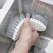 Flexible Bendable Brush, Multi-Function Cleaning Brush, Suitable For Bathroom Tiles, Kitchen Sink, Bathtub, Corner Stain Scrubbing, White Household Cleaning Tool - A - View 7