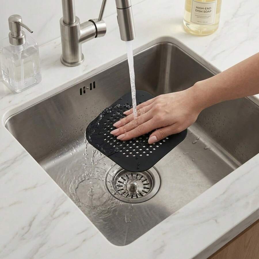 30PCS Silicone Hair Filter And Drain Plug For Bathtub And Shower - Prevents Clogs And Odors