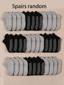 20 Pasang Kaos Kaki Setengah Betis Anti Selip Berbintik Acak untuk Bayi Laki-laki dan Perempuan, Cocok untuk Pemakaian Sehari-hari, Dapat Digunakan Sebagai Kaos Kaki Lantai di Rumah - MultiWarna - View 16