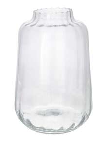 Large XXL Transparent Lacy Glass Vase – A Versatile Glass Vase For Bouquets And Cut Flowers; A Decoration For Tables, Sideboards, And Windowsills; Suitable For Homes, Offices, Restaurants, And Gifting; Simple, Elegant Design - Lacy - View 11