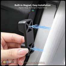 2/4 Magnetic Car Door Lock Cushions, Anti Fall Door Noise Reduction Shock Absorbers, Model Y Rubber Free Door Lock Protection Accessories - A229 - View 6