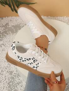Women's Korean Style Tennis Shoes Spring Summer Fashion Sports Casual Sneakers - Off-white - View 6