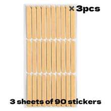 3/5/10/50pcs Nail Supplies Kraft Paper Double-Sided Display Tape, Suitable For Nail Salon Display And Packaging, Double-Sided Nail Display Tape, Can Be Used For Nail Tips, Color Cards And Crystal Handle Nail Adhesion. - Brown - View 6