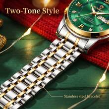 1pc Luxurious Men's Luminous Waterproof Double-Calendar Stainless Steel Quartz Watch, For Daily Wear, Business, Birthday, Gift, Souvenir, Christmas - Multicolor - View 6