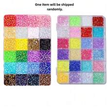 AB Rhinestone Nail Art Gems, Y2K Round Resin Crystal Nail Decorations, Everything Can Be Rhinestoned - Multicolor - View 10