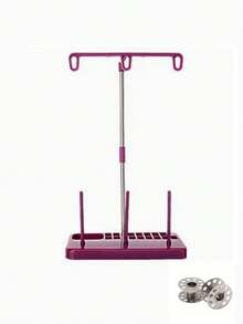 3-Roll Sewing Machine Thread Rack - Suitable For Home Embroidery, Detachable Sewing Storage Rack, Dedicated Sewing Machine Thread Rack, Suitable For Home And Handmade Sewing Studio - Multicolor - View 18