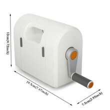 Handheld Manual Embossing Machine, Manual Roller Paper Craft Die Cutting Machine, DIY Scrapbook Greeting Card Embossing Tool, Portable No-Power Hand-Operated Cutting And Embossing 2-In-1 Tool, Cardstock Scrapbook Crafting Machine - Multicolor - View 10