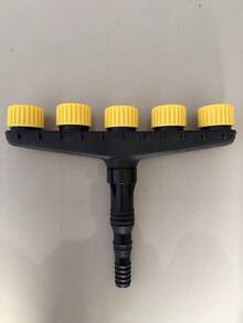 Professional Multi-Hole Spray Watering Nozzle, 3-Head/5-Head Options, Garden Vegetable Patch Lawn Watering Tool, Fine Mist Uniform Irrigation, Water-Saving Efficient Durable, Essential Home Gardening Tool - View 15