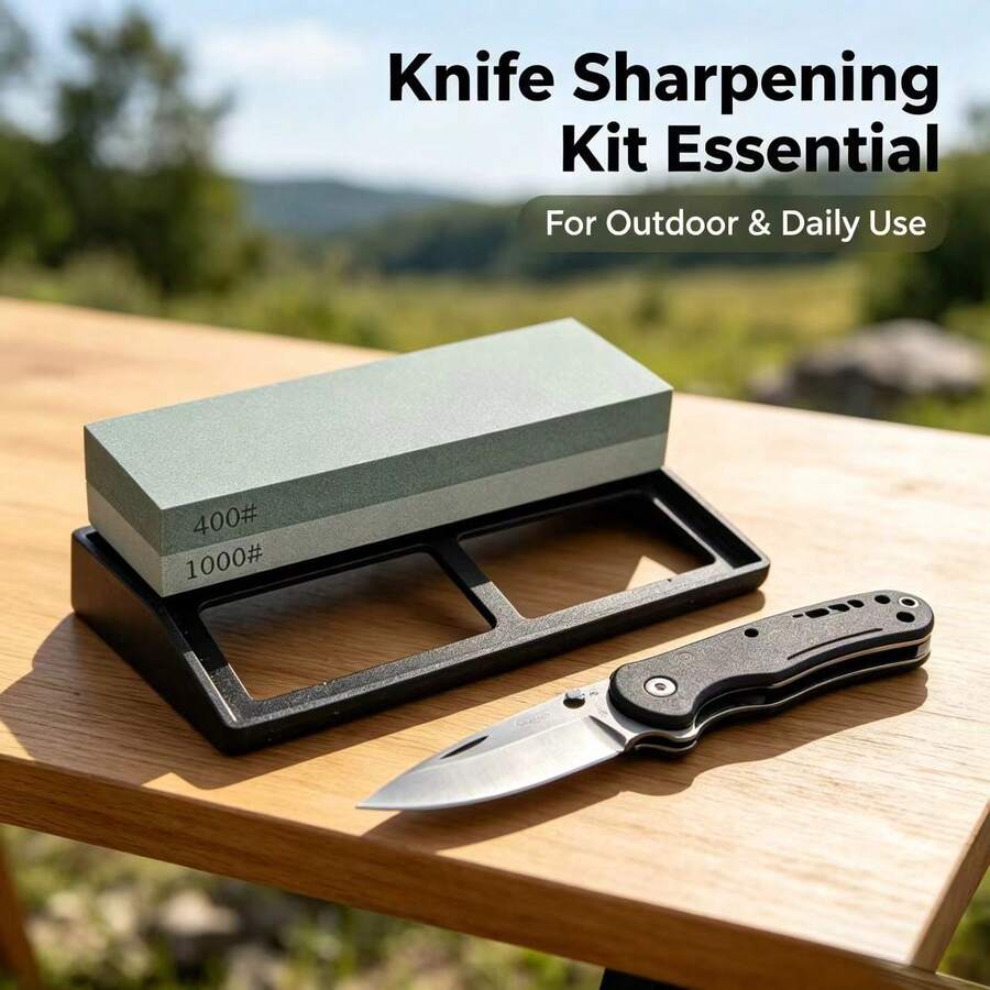 Whetstone 400/1000 Grit Double Sided Sharpening Stone - 400/1000 Grit Regular Style - View 1