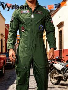 Men Cosplay Clothing - Black - View 1