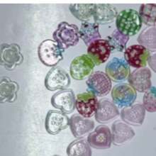 2sets(100pcs) Assorted Dopamine Gummy Apple Button Ins Style Scrapbooking Decoration DIY Doll Clothes Beads Accessories, Multi-Purpose Craft Supplies - 50 Dopamine Buttons (random Design) - View 17