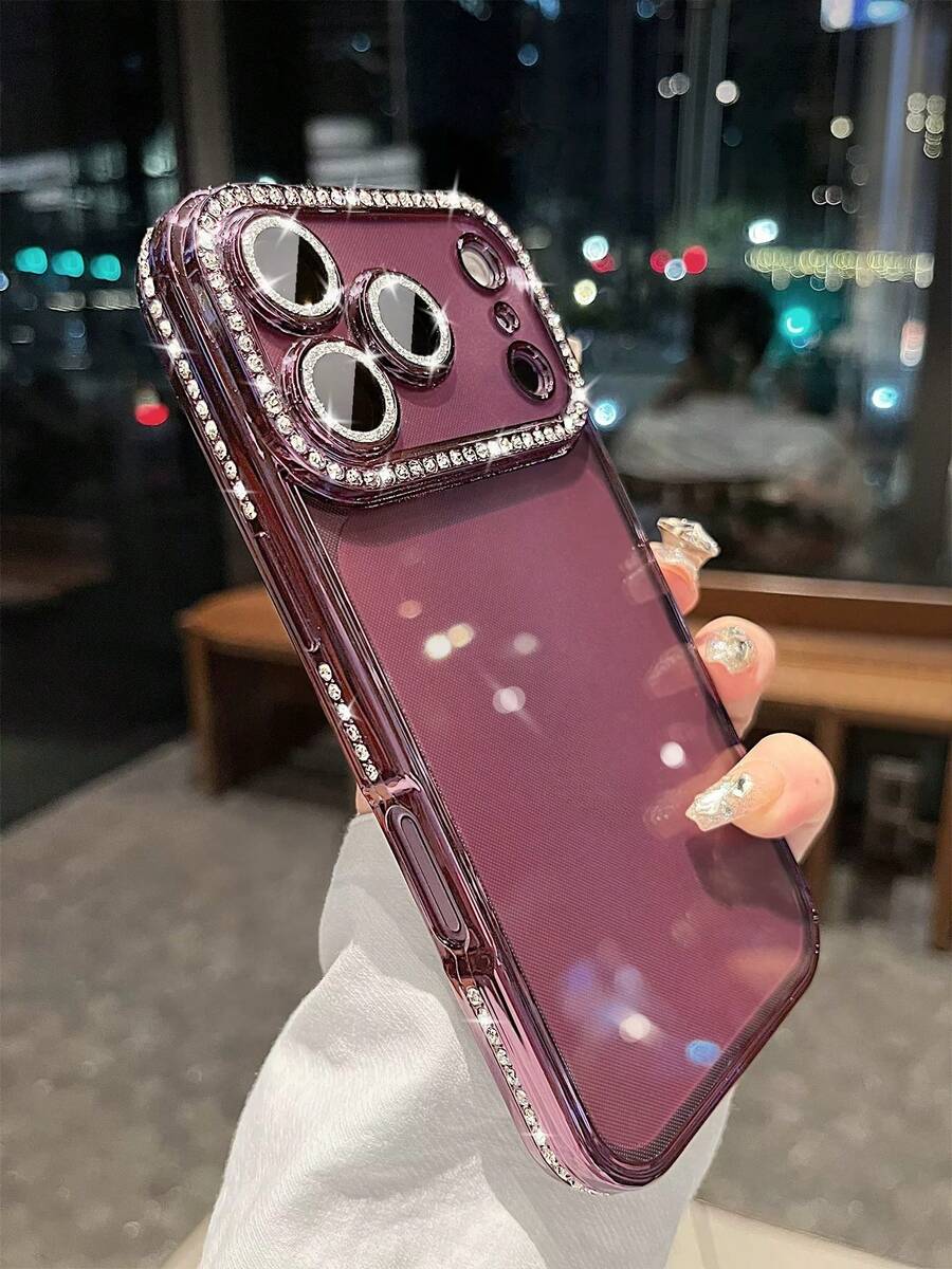 奢華電鍍櫻桃紅蝴蝶全滿鑽手機殼，適用於 iPhone 18 Pro Max/18 Pro/18/17 Pro Max/17 Pro/17/16 Pro Max/16/16 Pro/16 Plus/15/15 Pro Max/15 Pro/15 Plus/11/12/13/14 Pro Max/12 Pro/12 Pro Max/13 Pro/13 Pro Max/14 Pro/14 Pro Max/14 Plus/12 Mini/13 Mini，全包防摔軟殼保護套，Ins 風格高端美學