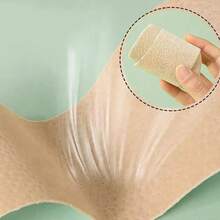 2pcs Soft Ultra-Thin Breathable Self-Adhesive Anti-Slip Sweat-Absorbing Insoles Suitable For High Heels, Sandals, Shoes - Beige - View 3