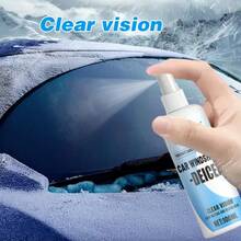 Professional Grade Car Glass De-Icer Spray, Multi-Functional Frost Dissolver, Comprehensive Coverage For Car Windshield, Rearview Mirror, Refrigerator And Home Windows, Nano-Level De-Icer Fast Acting, Stylish Design - 100ml - View 2