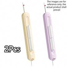 1Pc/2Pcs Easy-To-Use Threading Tool For Elderly, Multi-Function Manual Sewing Aid Tool, Built-In Thread Unraveler, Needle Detachable And Threading Device - Multicolor - View 17