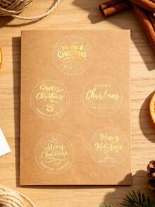 Custom Christmas Stickers, Personalized Name Stickers, Merry Christmas Labels, Custom Holiday Stickers, Christmas Gift Packaging Stickers, Personalized Party Favor Labels, Holiday Decor Stickers, Gift Wrapping Labels, Custom Text Stickers - Multicolor - View 6