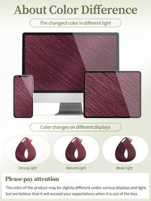 DNE HAIR 10pcs Tape In Hair Extensions 100% Human Hair 99J Wine Red Straight Style In 14-22 Inch Lengths Extensions Silky Seamless Invisible Top Quality Thick Ends Healthy Human Hair Extensions For Thin Hair And Salon Use And For All Women/Girls Daily Use - S99J - View 11