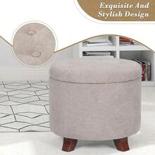 Storage Benches & Ottomans - Khaki - View 9
