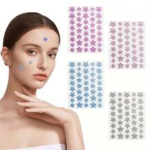 160pcs Colorful Fine Glitter Star Patch - Multicolor - View 2