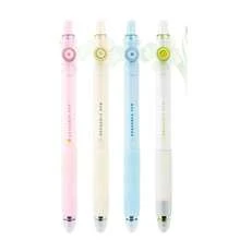 Lucky Four-Leaf Clover Rotating Stress Relief Clickable Friction Neutral Pen, ST Silent Quick-Drying High-Aesthetic Pen - Multicolor - View 5
