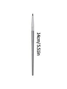 3Pcs Precision Eyeliner & Lip Makeup Brush Set,Multi-Purpose Cosmetic Brushes For Lip Liner, Lipstick Outline And Eyeliner, Precise Detail Application For Daily Makeup - Silver - View 8