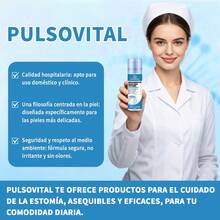 Pulsovital Removedor de Residuos Adhesivos para Ostomía 50ml, Líquido Separador de Base para Bolsa de Colostomía, Fácil Liberación de Adhesivo, Fórmula Amigable con la Piel, Secado Rápido, Accesorio para Cuidado de Estoma en Casa - Ver 6