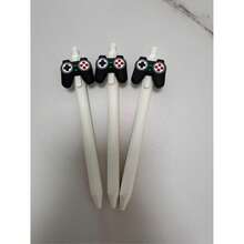 5pcs Creative Ballpoint Pens, Game Controller Sticker, Neutral Pen, Student Gift Pen, School Supplies, Suitable For Students, Adults, Teachers, Creative Gift, Writing Pen, Marker Pen, Medium Tip, Learning Supplies, Back To School Stationery - one-size - View 7