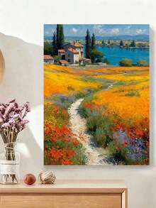 1 Set Of Digital Oil Painting Set, Suitable For Beginners, Pastoral Style-Adult Beginner Set, Birthday Gift, Anniversary Gift, Holiday Gift, Home Decoration. - A - View 2