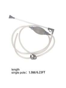 1pc Siphon Manual Water Pump Detachable Fish Tank Water Changer Suitable For Aquarium Water Change And Sewage Discharge - Straight Head - View 7