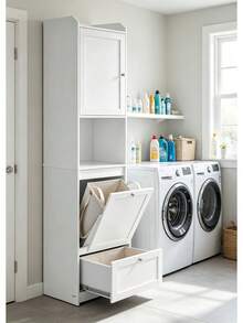 Pop-Up Laundry Hampers - Cloud White - View 1