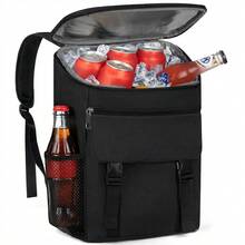 NEWHEY 30罐裝保溫保冷背包，中性款，便攜防漏午餐袋，適用於海灘、野餐、旅行、工作、露營與徒步 - 彩色 - 查看 1