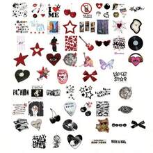 100pcs Y2K Downtown Stickers, Suitable For Laptop, Water Bottle, Refrigerator, Book, Luggage, Desk, Helmet, Skateboard, Guitar, Scrapbook Decoration, DIY Label Gift Seal Sticker, Packaging Label, Party Sticker - Multicolor - View 6
