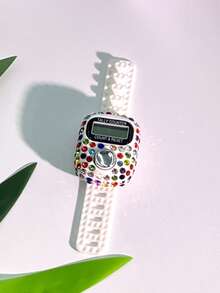 Portable Mini Rhinestone Ring Counter For Daily Prayer And Small Crowd Counting - Multicolor - View 2