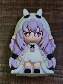 Ghost -- Butterfly Q Version -- Cute Anime Reaper GK Model Toy Figurine Desktop Ornament Gift - Violet Purple - View 6