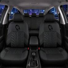 9pcs Car Seat Covers, Cartoon Penguin Face Print, Universal Fit For Car, Truck, SUV Interior Decoration & Protection - 9-piece Press Set - View 16