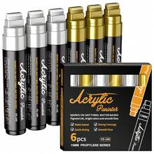 FLYSEA Black And White Set Large Liquid Chalk, 3-In-1 Tip Can Be Used, Can Be Washed And Erased, Suitable For Glass Board, Blackboard, Window, Mirror, Car Windshield; Suitable For Office Workplaces, Coffee Shops - Sets - View 12