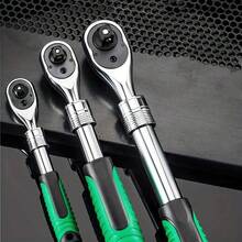 BAOLIAN Quick-Adjustable 72-Tooth 1/4" Drive Telescopic Ratchet Wrench, High Torque, Durable, Reversible, Suitable For Auto Repair, Factory, Construction Site, Mechanical Maintenance And Installation - Telescopic Ratchet Wrench - View 3