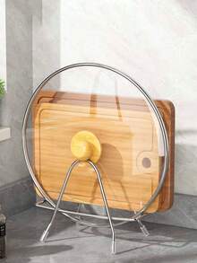 1 cái giá đỡ thớt bằng thép không gỉ cao cấp, giá treo thớt cho bếp gia đình, giá đỡ thớt thái, giá lưu trữ thớt và dao - Nhiều màu - Xem 9