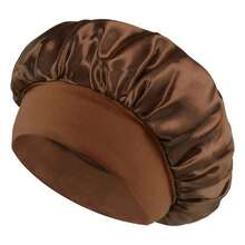 1pc Luxury Silk Satin Sleep Caps, Solid Color, Elastic Hair Protection Caps, Lightweight Comfortable For All-Night Wear, Hair Care, Shower, Gentle Fit To Scalp, For Her - Multicolor - View 16