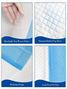 20/50/100Pcs Women's Disposable Incontinence Mattress - Leak-Proof Care Pad For Adults, Seniors, Postnatal Care And Pets - Super Absorbent And Waterproof Protection - View 6