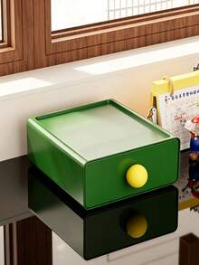 1/3 buah Kotak Penyimpanan Meja Bergaya Laci, Organizer Plastik Pola Blok Warna Dopamin, Tempat Penyimpanan Meja Gaya Minimalis untuk Asrama, Rumah Tangga, Kantor, Tersedia Berbagai Warna untuk Remaja, Dewasa, Belajar Sehari-hari, Bekerja, dan Berbagai Kesempatan, Perlengkapan Merapikan Meja Sepanjang Musim - MultiWarna - View 14