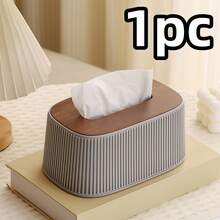 1pc Tissue Box Cover, Tissue Box Sleeve, Napkin Holder, Tissue Box - View 9