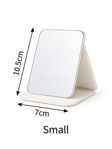 1pc Foldable Makeup Mirror, Portable Desktop Vanity Mirror, Large Size Clear Imaging, Desktop Makeup Mirror With Flip Stand, Portable Makeup Mirror, Suitable For Student Dorm, Bedroom, Travel, Daily Beauty Makeup Tool - Multicolor - View 7